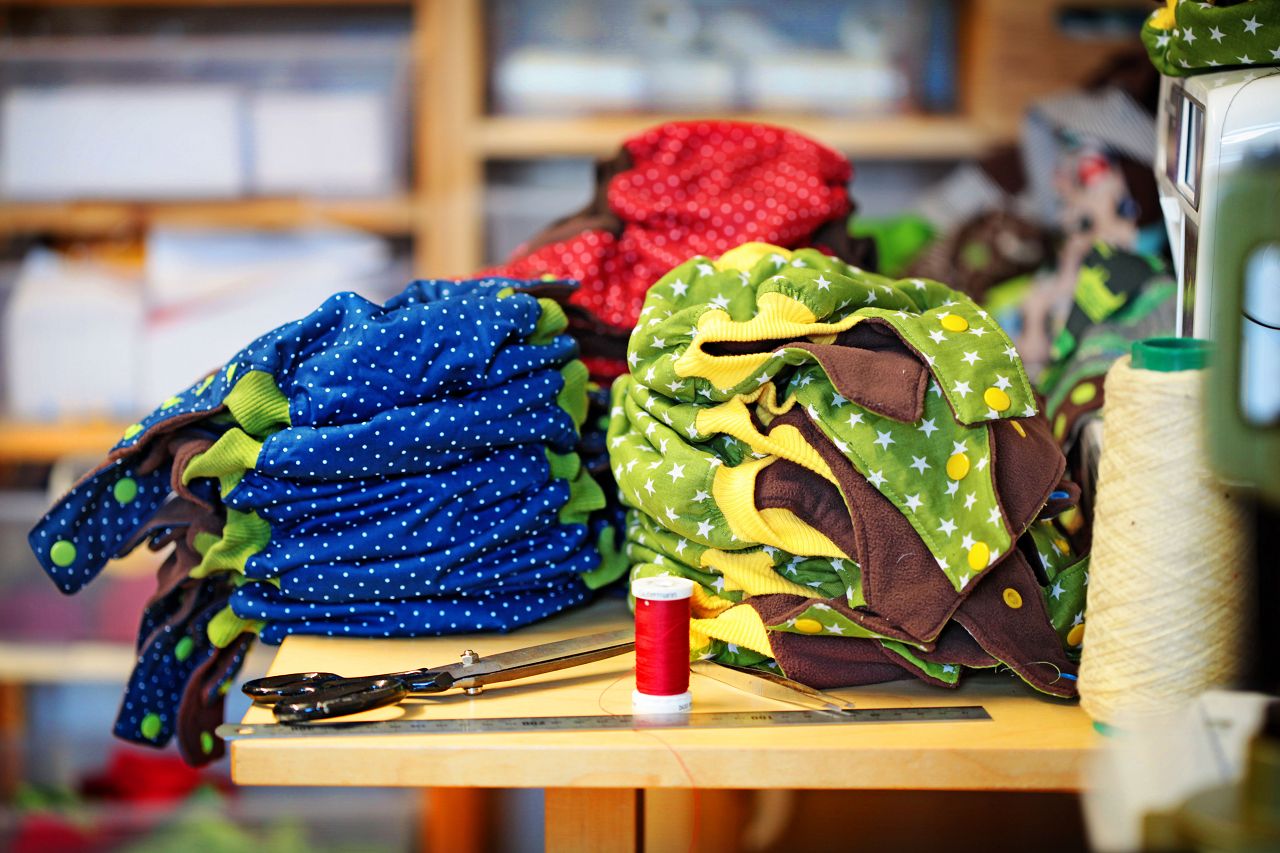 Windelmanufaktur – Stoffwindeln in der Produktion