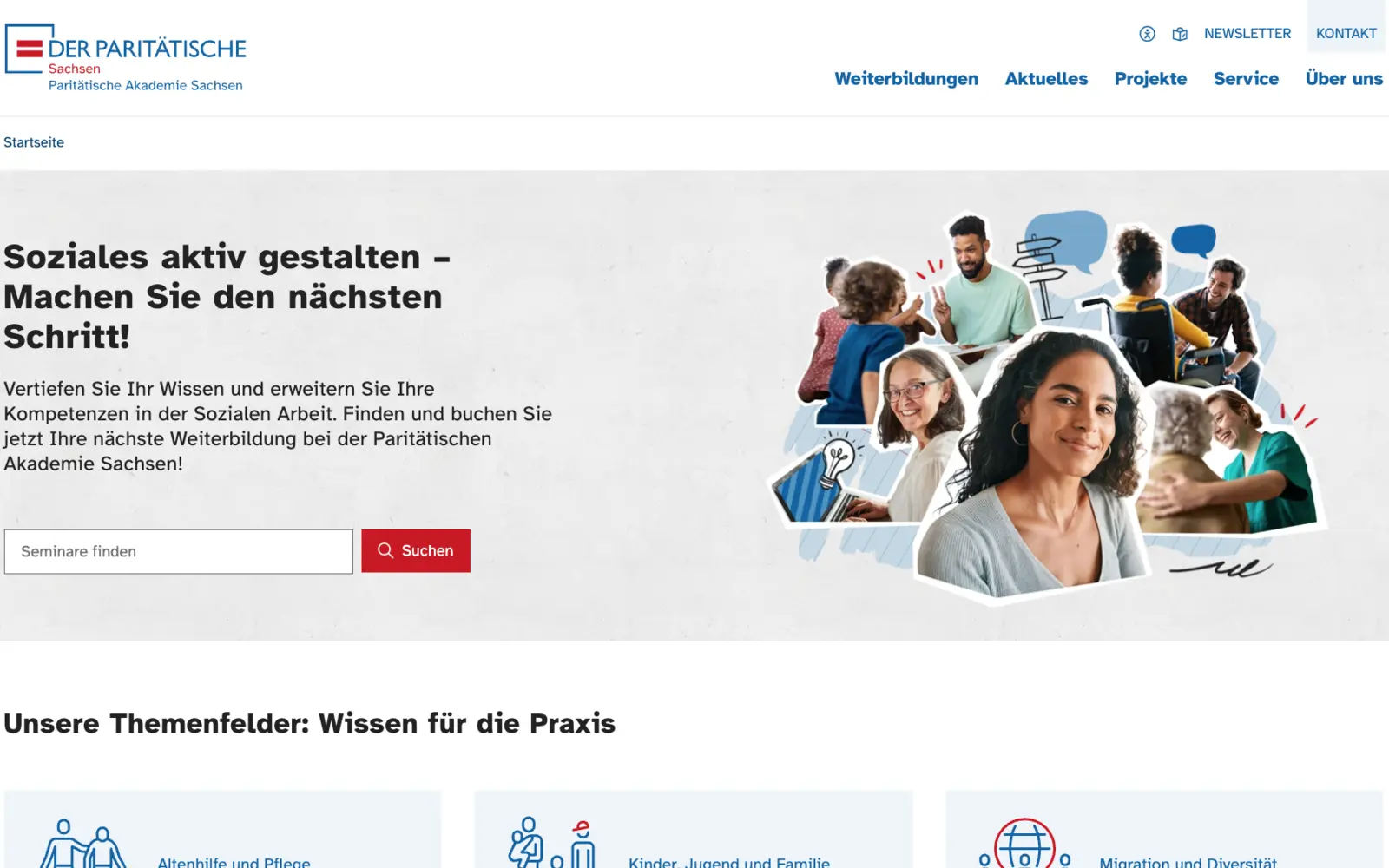 Paritätische Akademie Sachsen – Startseite